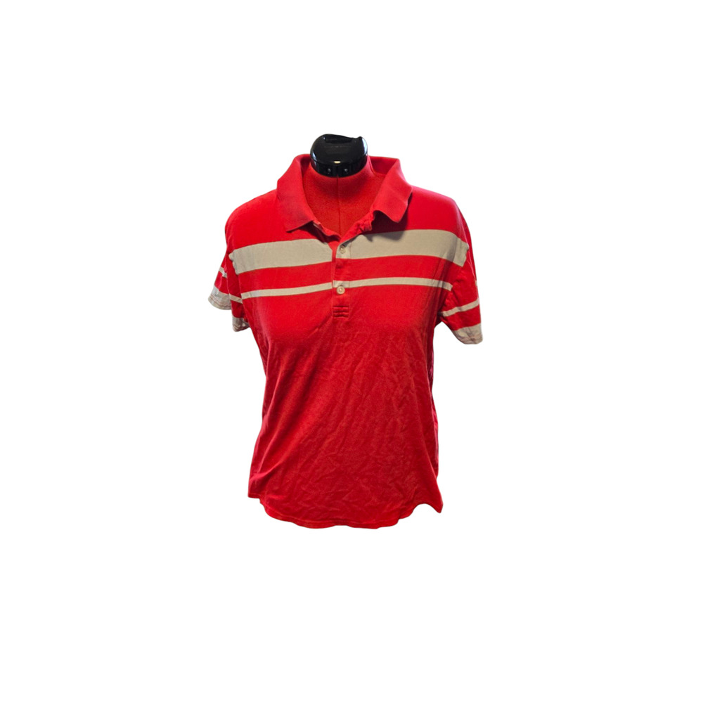 Gap red and white polo shirt, size xl